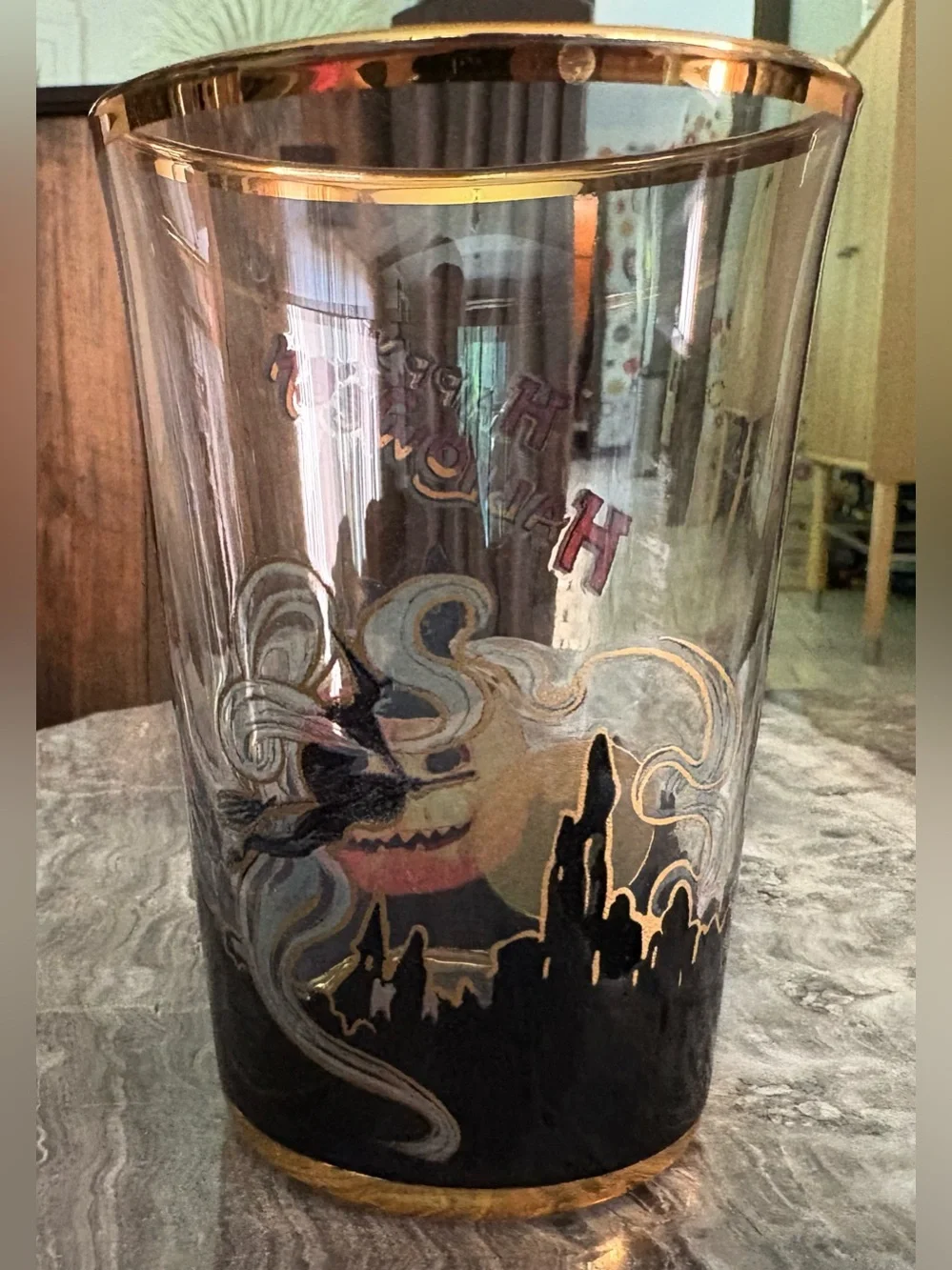 NWOT Williams Sonoma Vintage Halloween Tumblers, Set of 4